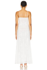 Caesarea Embroidered Maxi Dress