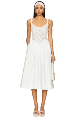 Blossom Lace Midi Dress