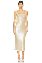 by Marianna Ceci Sequin Midi Dress