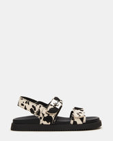 Mona Black Cow Print