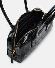 Anise Bag Black Crocodile