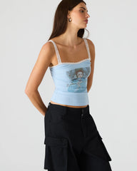 Love Goldie Tank Surf Blue