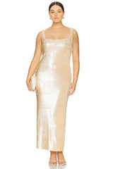 by Marianna Ceci Sequin Midi Dress