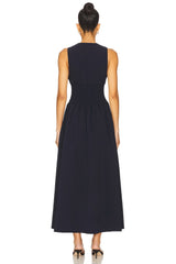 Button Front Scallop Dress