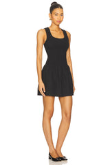 Poplin Smocked Mini Dress