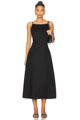 Drop Waist High Neck Dress