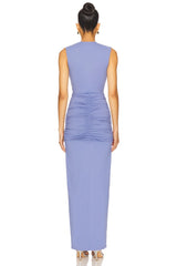 Tie Front Gathered Dress