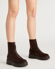 Jones Chocolate Brown Suede