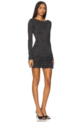 Vira Lurex Mini Dress