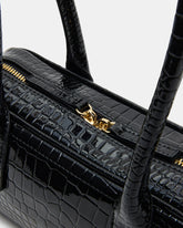 Anise Bag Black Crocodile