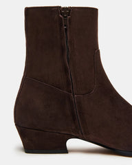 Dusty Chocolate Brown Suede - Sm Rebooted