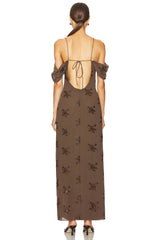 Yvanna Embroidered Maxi Dress