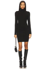 Turtleneck Mini Dress
