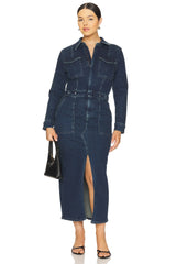 Fit For Success Long Sleeve Midi Dress