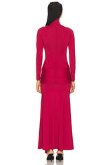 Alix Maxi Tie Front Dress