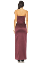 Strapless Column Dress