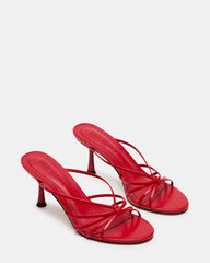 Edna Red Leather