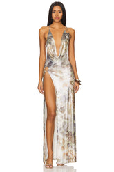 Vixen Trim Maxi Dress