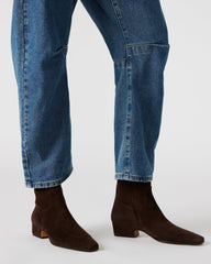 Dusty Chocolate Brown Suede - Sm Rebooted