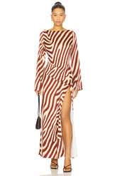 Montie Sleeved Maxi Dress