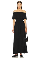 Petite Eyelet Garden Midi Dress