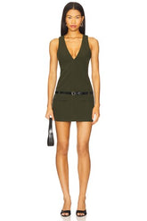Patrice Belted Mini Dress