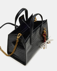 Calleb Bag Black Crocodile