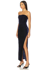 x REVOLVE Everlasting Velour Midi Dress