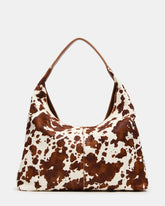 Fara Bag Brown Cow Print