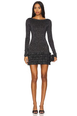 Vira Lurex Mini Dress