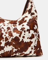 Fara Bag Brown Cow Print