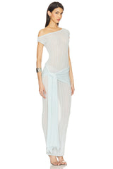 Callie Sheer Midi Knit Dress