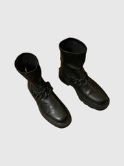 Boots In Black With Front Chain - Sm Rebooted