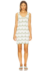 Jayden Crochet Wave Mini Dress