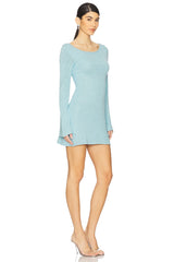 x Revolve Maya Longsleeve Mini Dress - Baia Blue