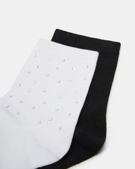 Iced Socks White/Black