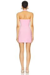 Leora Halter Mini Dress