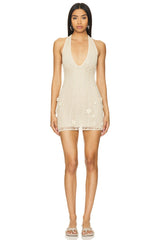 Tadria Halter Mini Dress