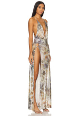 Vixen Trim Maxi Dress