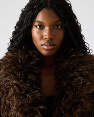 Inaya Coat Dark Espresso