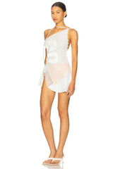 Reworked Varsity Lace Dress