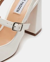 Maegan White Patent - Sm Rebooted