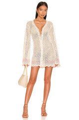 Lanita Crochet Mini Dress