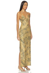 Cross Back Long Dress