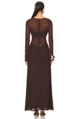 Romy Ruched Maxi Dress