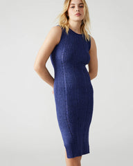 Amirah Sweater Dress Blue