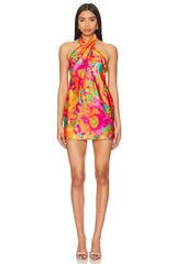 Jasmine Halter Mini Dress