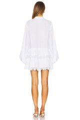 Antonia Lace Trim Mini Dress