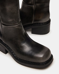 Davos Black Distressed