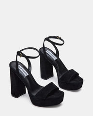 Lessa Black Suede